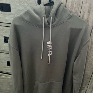 White Fox Gray Hoodie